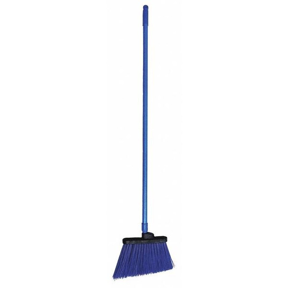 Tough Guy Angle Broom,48 in Handle L,12 in Face 2KU18