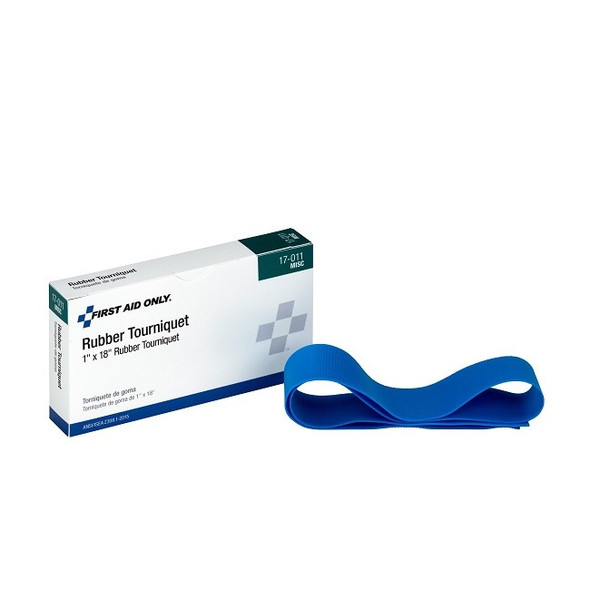 Rubber Tourniquet, 1" x 18", 1/Each