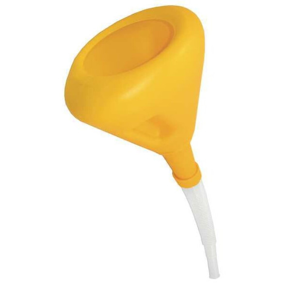 Funnel King Polyethylene, 2 qt, 15-1-4", 1-1-16", Yellow 94310