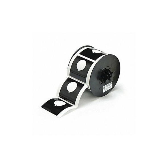 Brady Raised Panel Label, Black, Labels/Roll: 145 B30EP-170-593-BK