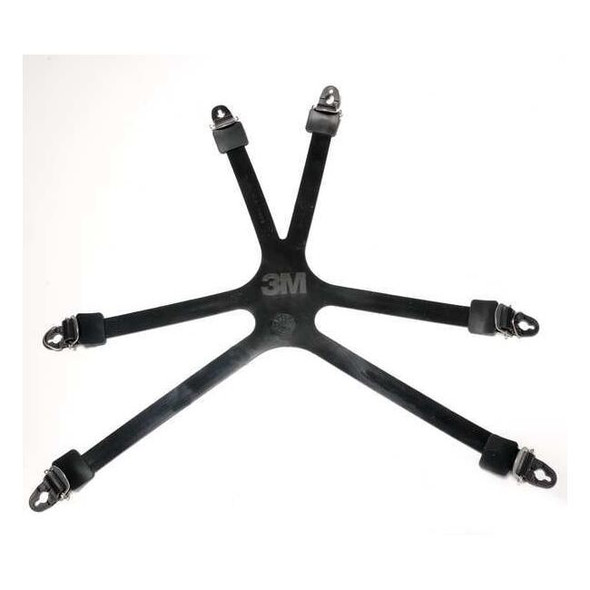 3m Headstrap Assembly,Black,Silicone 7893S
