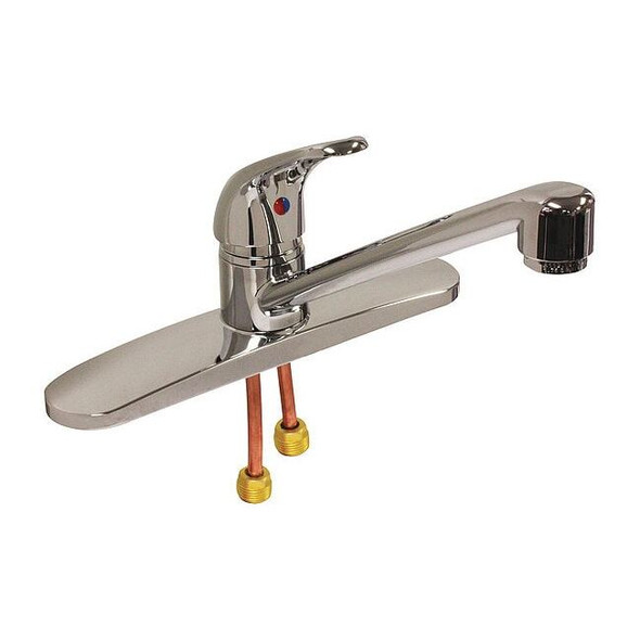 Dominion Faucets Low Arc Kitchen Faucet, Manual, 8" Mount, 4 Hole 77-1188