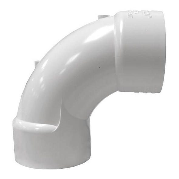 Westlake Pipe & Fittings PVC, 90 Elbow, 1 1/2 in, 1 1/2 in 406015SW