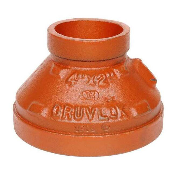 Gruvlok DuctileIron,ConcentricReducer,4"x21/2" 0390028645