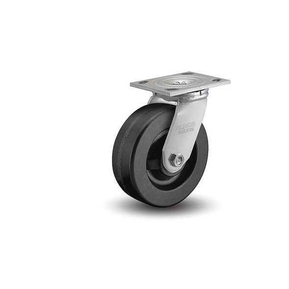 5" X 2" Non-Marking Phenolic Swivel Caster, No Brake, Loads Up To 1000 lb