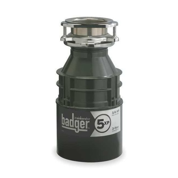 In-Sink-Erator Garbage Disposal,Badger,12 5/8 in H Badger 5 XP