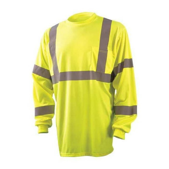 Occunomix T-Shirt, 3, R, Polyester, Yellow, M LUX-LSETP3B-YM