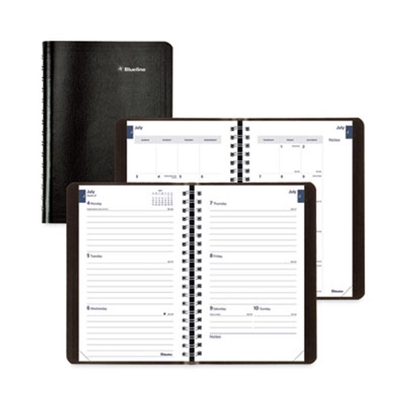 Blueline® PLANNER,AY,WKLY/MNTHY,BK CA101.BLK