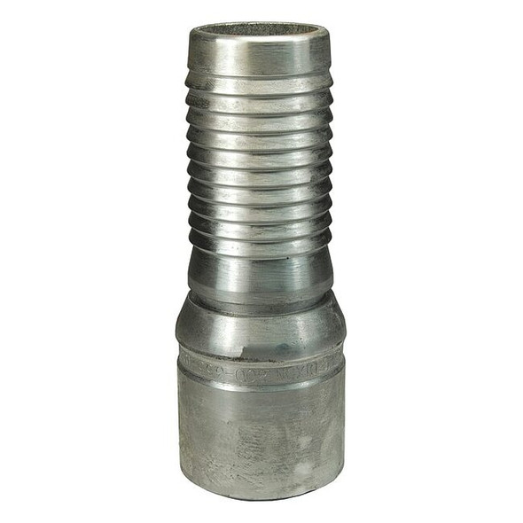 Dixon BarbedHoseFitting, 4", Steel, Straight STB40CS