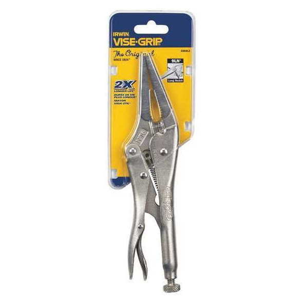Irwin Locking Plier,Plain Grip,9" L 9LN
