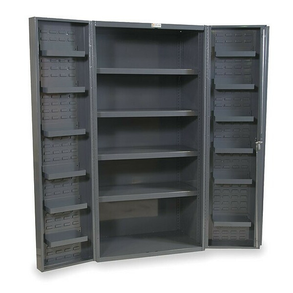 Durham Mfg Bin Cabinet,72"x36"x24",Gray,0Bns DC36-4S12DS-95 Durham Mfg Bin Cabinet,72"x36"x24",Gray,0Bns DC36-4S12DS-95