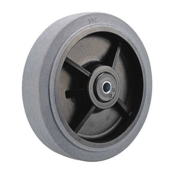 Caster Wheel,TPR,8 in.,500 lb.,Gray