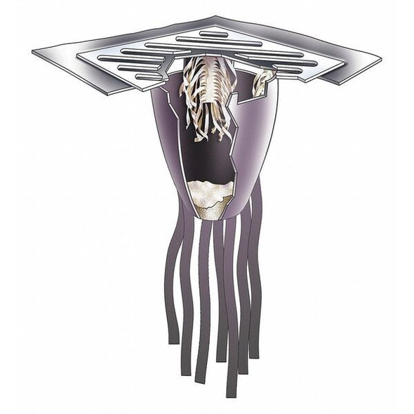 Ultratech Catch Basin Insert,Black,4" H,15" L 9376