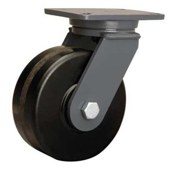 Hamilton Plate Caster,Swivel,Phenolic,8 in.,3000 lb,A S-CH-83PH