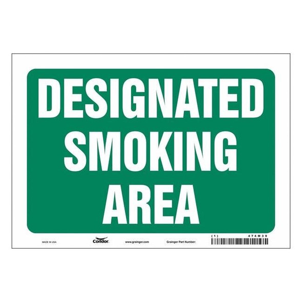 Safety Sign, 7" H, 10" W, Vinyl, Vertical Rectangle, English, 474M39