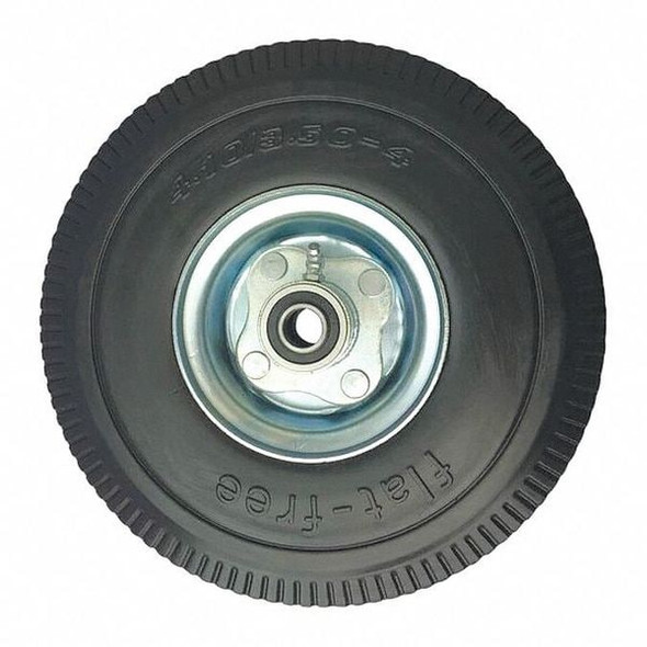 Manufacturer Varies Flat-Free Wheel,10"dia,350lb,4.10/3.50-4 53CM95