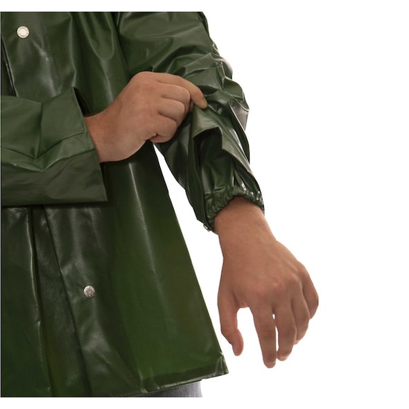 Tingley Rain Jacket,XL,Grn,Unisex,0.25mm Thick J22258