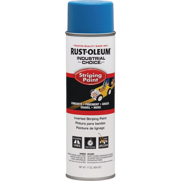 Rust-Oleum Industrial Choice Dark Blue 18 Oz. Striping Paint 263446 798906