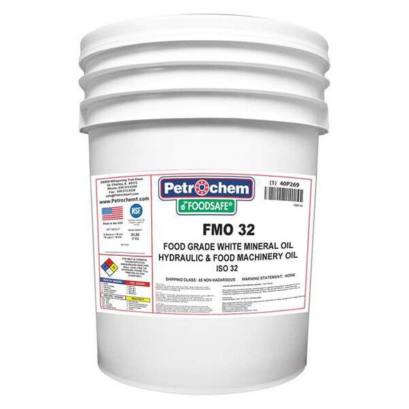5 gal Pail, Hydraulic Oil, 32 ISO Viscosity, 10W SAE