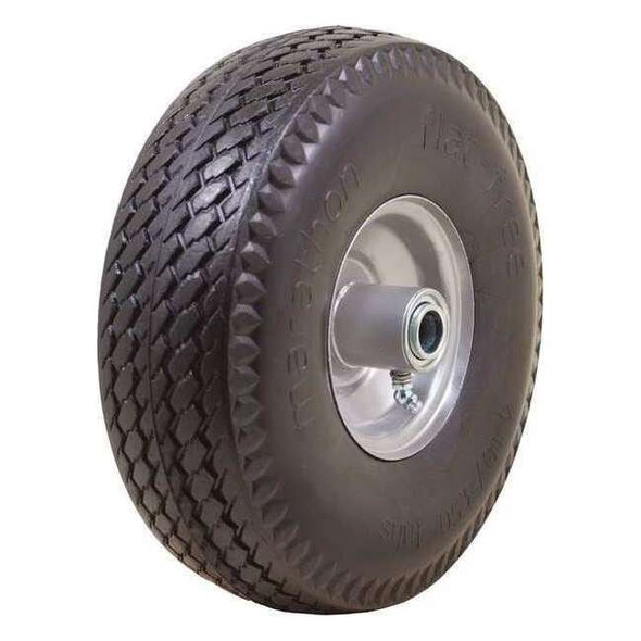 Manufacturer Varies Flat-Free Wheel,10"dia,225lb,4.10/3.50-4 53CM58