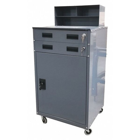 Manufacturer Varies Mobile Shop Desk,23" W x 51" H x 20" D 453J52