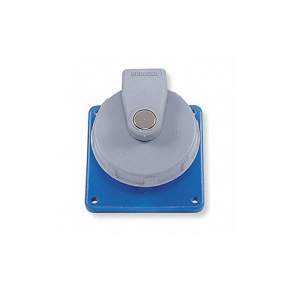 Hubbell Wiring Device-Kellems WT Pn&Slv Rec,Noir,60 A;3Pl,Three HBL460R5W Hubbell Wiring Device-Kellems WT Pn&Slv Rec,Noir,60 A;3Pl,Three HBL460R5W