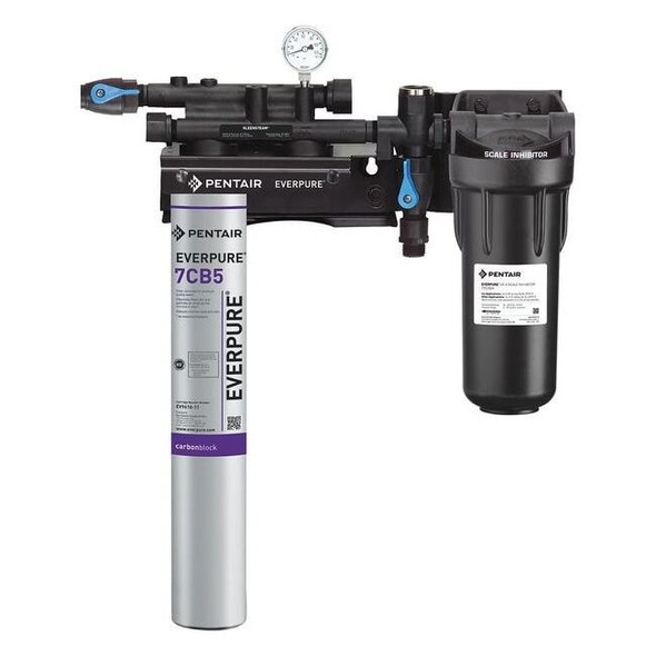 Everpure Steamer Filter System,3/4 In NPT,2.5 gpm EV979721-75