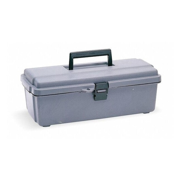 Flambeau Tool Box, Plastic, Gray, 14-1/2 in W x 7-1/2 in D x 5 in H 6744WG