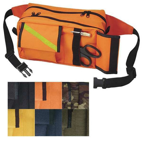 Emi Fanny Pack, Nylon, Yellow, 10 in L x 6 in W x 5 in H 460 YELLOW