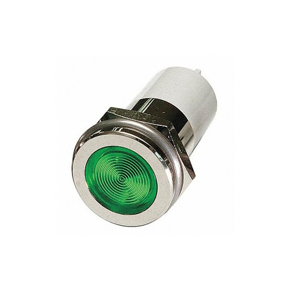 Manufacturer Varies Flat Indicator Light,Green,120VAC 24M175