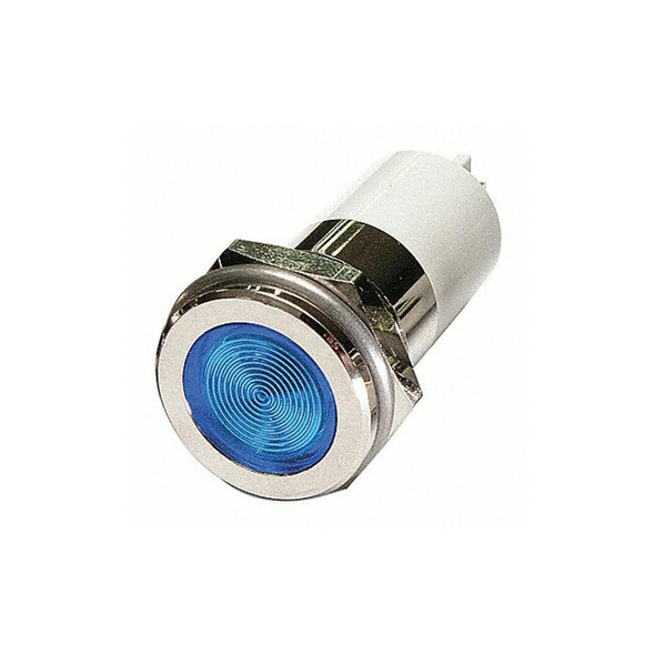 Manufacturer Varies Flat Indicator Light,Blue,120VAC 24M176