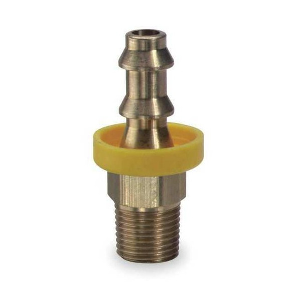 Speedaire Push on Hose Fitting,3/8"x3/8",BarbxNPT 5A254