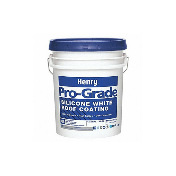 Henry Protective Roof Coating, 5 gal, Pail, Pigmented PG988WHS073
