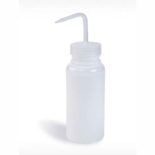 Bel-Art LDPE Wash Bottles 116200500 500ml Natural Cap Wide Mouth 6/PK
