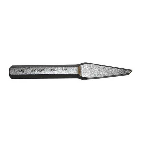Mayhew Chisel,Half Round Nose,1/2" x 8" 10505