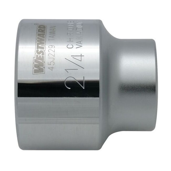 Westward 1 in Drive, 41mm 12 pt Metric Socket, 12 Points 45J243