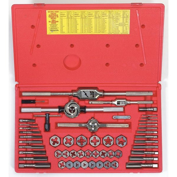 Irwin Tap/Die Set,41pc,BSP,Metric 26317