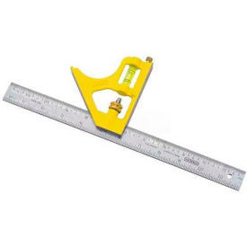 Stanley 46-028 Premium Die-Cast Handle Combination Square 12""/30CM