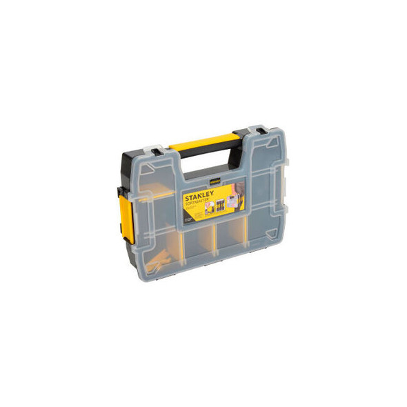 Stanley Sortmaster 11-1/2"" x 8-1/2"" x 2-1/2"" Compartment Storage Box