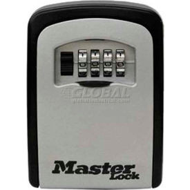 Master Lock No. 5401D 4-Digit Locking Combination Wall Mount Keylock Box - Holds