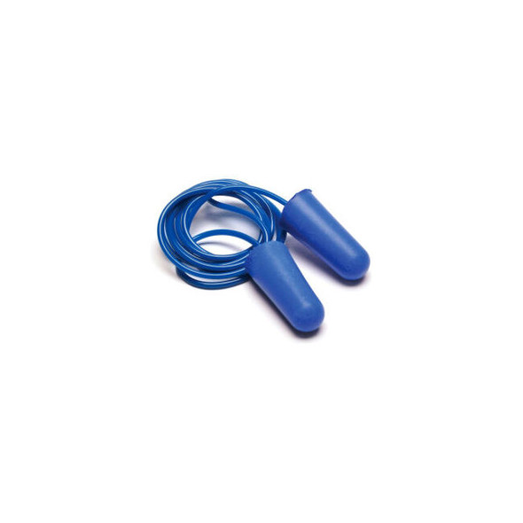 Pyramex Metal Detectable Disposable Earplugs Corded 32dB DPD1001 100 Pairs/Box