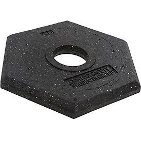 Rubber Delineator Base 15 lb. Replacement Base