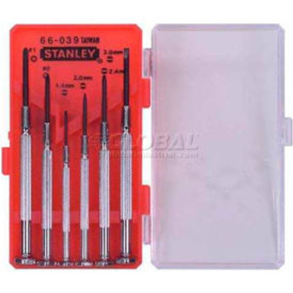 Stanley 66-039 6 Piece Jeweler's Precision Screwdriver Set Stanley 66-039 6 Piece Jeweler's Precision Screwdriver Set