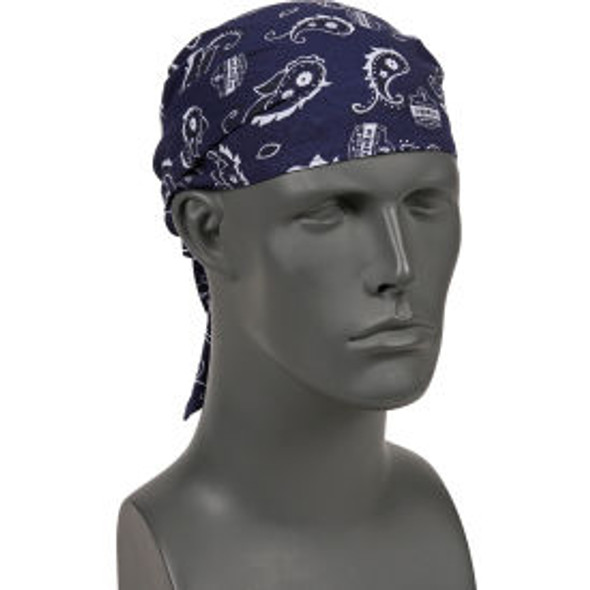 Ergodyne Chill-Its 6710 Evaporative Cooling Triangle Hat Navy Western One Size Ergodyne Chill-Its 6710 Evaporative Cooling Triangle Hat Navy Western One Size