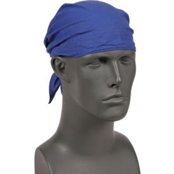 Ergodyne Chill-Its 6710 Evaporative Cooling Triangle Hat Solid Blue One Size Ergodyne Chill-Its 6710 Evaporative Cooling Triangle Hat Solid Blue One Size