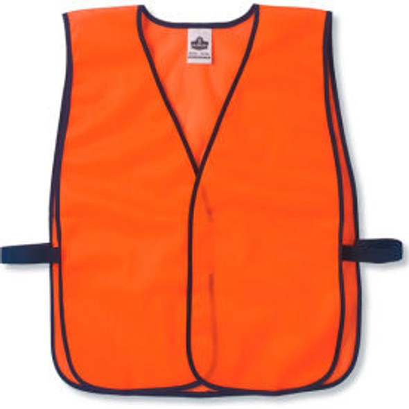 Ergodyne GloWear 8010HL Non-Certified Economy Vest Orange One Size Ergodyne GloWear 8010HL Non-Certified Economy Vest Orange One Size