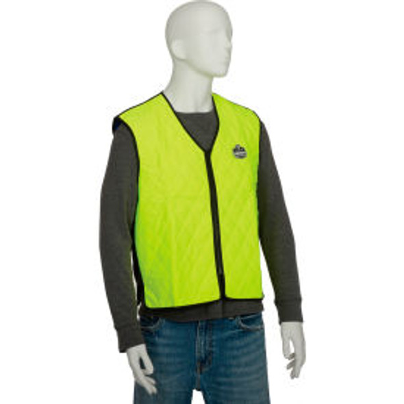 Ergodyne Chill-Its 6665 Evaporative Cooling Vest Lime Large Ergodyne Chill-Its 6665 Evaporative Cooling Vest Lime Large