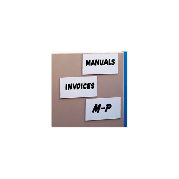 Magnetic Write-On Label 1"" x 4"" (25 pcs/pkg)