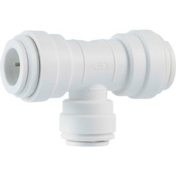 John Guest 1/2'' x 1/2'' x 3/8'' Polypropylene Reducing Tee 10/PK