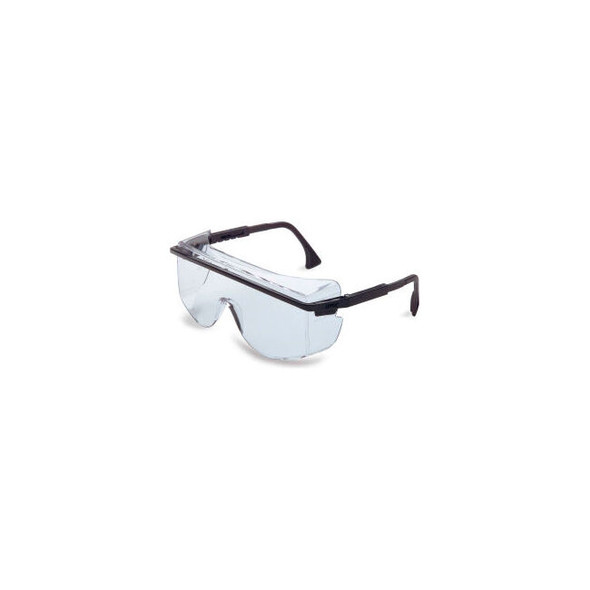 Uvex Astrospec S2500C OTG Safety Glasses Black Frame Clear Lens Anti-Fog